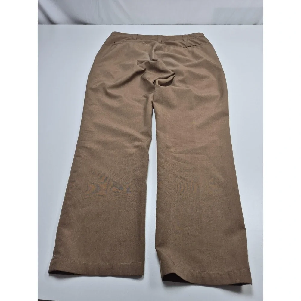 Bluffworks Pants Mens 37x31 Brown Relaxed Fit Chino Travel Casual Work NYC